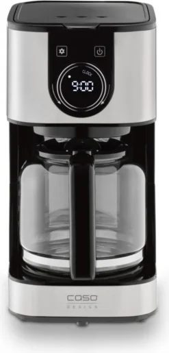 CASO Selection C12 - Design-Kaffeemaschine Für Bis Zu 12 Tassen Kaffee, 1,5 L Wassertank, Edelstahlgehäuse, Warmhaltefunktion, Timer, Inkl. Permanentfilter -Kaffeegetränkeladen dd58a02970db55e1ac66ba2818024865