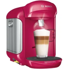 Bosch Tassimo Vivy2 Kapselmaschine TAS1401, Kompaktes Design, Vollautomatisch, Geeignet Für Alle Tassen - Pink -Kaffeegetränkeladen e32da259ad4a5ef116caac848f668584