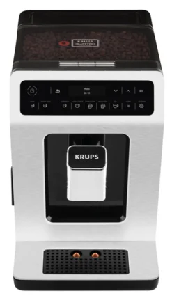 Krups EA891D Evidence Kaffeevollautomat - 2,3L, OLED-Bedienfeld Mit Touchcreen, Edelstahl-Kegelmahlwerk 1450W, Metall -Kaffeegetränkeladen e46d1b29ec613f52a7966367dabbfc13