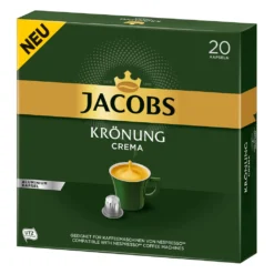 JACOBS Kapseln Krönung Crema 200 Nespresso®* Kompatible Kaffeekapseln 10x20 10 JACOBS Kapseln Krönung Crema 200 Nespresso®* Kompatible Kaffeekapseln 10x20 -Kaffeegetränkeladen e648c60761845bfd19cd7abb59c41e21