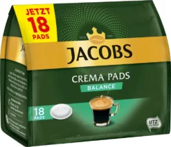 JACOBS Pads Crema Balance 5 X 18 Getränke - 90 Kaffeepads Senseo Kompatibel -Kaffeegetränkeladen e71417e259258dae7410e0e3b2be698b