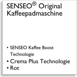 Philips Senseo Kaffeepadmaschine HD 6553/80 Original, Farbe Rot -Kaffeegetränkeladen e7a86882ae62062792077eb384b632a3