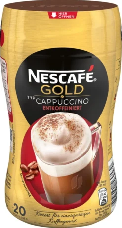 Nescafé® Nescafé Gold Typ Cappuccino Entkoffeiniert | 250g Dose -Kaffeegetränkeladen eafb6ef15841b947366f53dd33d4ec9e