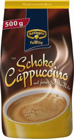 Krüger Family Cappuccino Schoko | 500-g-Beutel -Kaffeegetränkeladen ebc3809ef9b0b870a640a5eed76a862d