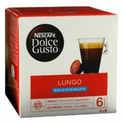Nescafé® Nescafé Dolce Gusto Lungo Decaffeinato Entkoffeiniert | 16 Kaffeekapseln -Kaffeegetränkeladen ebe340d4032641b2cda99a6dfbdd32a3