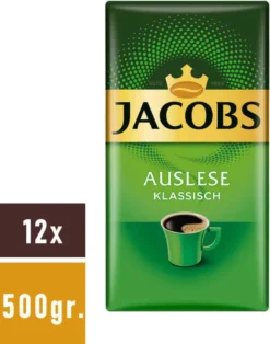 JACOBS Auslese Klassisch Filterkaffee 12x500g Kaffee Gemahlen -Kaffeegetränkeladen ec63005238457badac62ccda63817cba