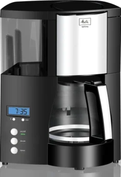 Melitta Typ 100801 Optima Timer, Schwarz-Stahl -Kaffeegetränkeladen eca32a7abc3f05f4ac394c2987ef4a1e