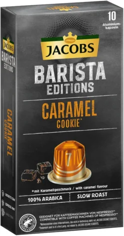 JACOBS Kapseln Barista Editions Caramel Cookie 7 10x10 Nespresso®* Kompatibel -Kaffeegetränkeladen ef8a630762228230f8dedba2e8895883