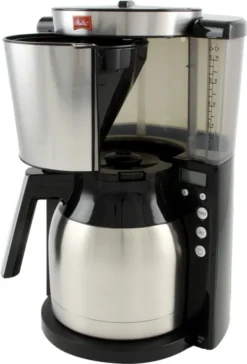 Melitta 1011-16 Look IV Therm Timer Schw/edelst. -Kaffeegetränkeladen f0288b7174740b27267d75f631ba5972