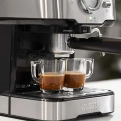 Princess 2 Tassen Espresso- & Kapselmaschine Mit Milchaufschäumer -Kaffeegetränkeladen f0b8010e11fa26cf993e81d6585c4e25
