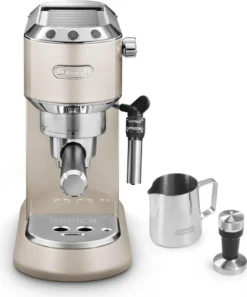 De'Longhi Delonghi Kaffeemaschine Dedica Metallics EC785.BG Pumpendruck 15 Bar, Eingebauter Milchaufschäumer, Manuell, 1300 W, Beige -Kaffeegetränkeladen f1ac2eaeaa9b47b5b54e6ffdf1f1d7d2