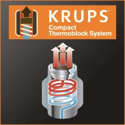 Krups EA9078 One-Touch-Vollautomat Barista -Kaffeegetränkeladen f2513442ab9250c85576d118fd280f6a