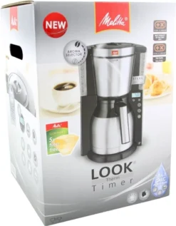 Melitta 1011-16 Look IV Therm Timer Schw/edelst. -Kaffeegetränkeladen f4235cd28c6f5d8f24e35c0042935d00