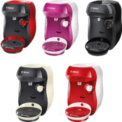 TASSIMO Kaffeekapselmaschine Happy TAS1003, Rot -Kaffeegetränkeladen f4446a99e946437f61c4cbbed065e6c1