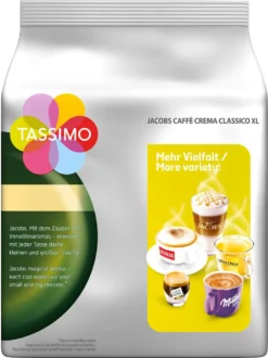 Bosch TASSIMO Vivy 2 Kapselmaschine Schwarz +20 EUR Gutschein** + 1 Caffè Crema Classico XL -Kaffeegetränkeladen f7b358384c56f2525f4763ec83f949fe