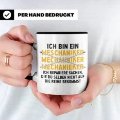 Lustige Tasse Automechaniker KFZ Mechaniker Geschenk Mechatroniker Werkstatt Tasse (Schwarz) 9 Lustige Tasse Automechaniker KFZ Mechaniker Geschenk Mechatroniker Werkstatt Tasse (Schwarz) -Kaffeegetränkeladen f899ffd7e6c29d77a53d17a6f7df1f7a
