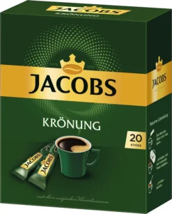 JACOBS Krönung Löslicher Kaffee 8 X 20 Getränke Sticks Instantkaffee -Kaffeegetränkeladen f8ab188ad59a99c00986f4ed0fab6255