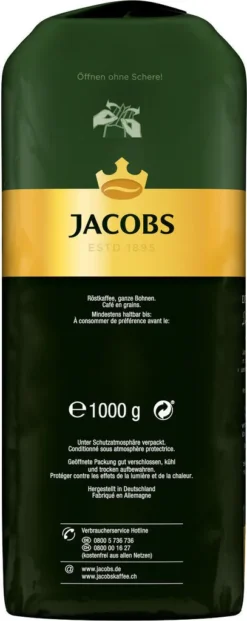 JACOBS Kaffeebohnen Expertenröstung Espresso 3 Kg Ganze Espressobohnen + 1 Jacobs Barista Becher + 1 Dose -Kaffeegetränkeladen f936ad5e4355d3d93b9e5883733395fe