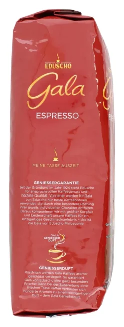Eduscho Gala Espresso Kaffeebohnen 1kg -Kaffeegetränkeladen f9436c08432d17708ee2ca612077c26d