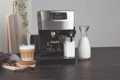 Espressomaschine Siebträger Maschine Barista Edelstahl Milchschaumdüse 20 Bar -Kaffeegetränkeladen faf093576e3a0a2026980f18fa8dbfc8