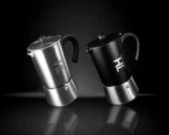 Thiru Espressokocher Induktion L Premium Mokkakanne Aus Edelstahl Inkl. Toolset (Silber, 4 Tassen (200ml)) -Kaffeegetränkeladen fd85e4dff74b0e416050f89c52c483ec