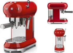 SMEG Espresso Kaffeemaschine Rot ECF01RDEU -Kaffeegetränkeladen fe736ff219d163e48c20f66075f303a6