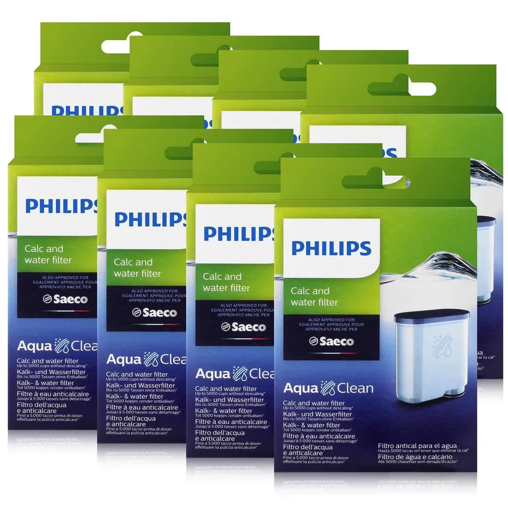 Philips CA6903/10 AquaClean Wasserfilter Für Saeco Philips Automaten (8er Pack) 1 Philips CA6903/10 AquaClean Wasserfilter Für Saeco Philips Automaten (8er Pack)